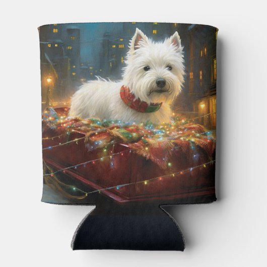ウエストハイランドホワイトテリアクリスマスフェスティバル 缶クーラー (裏面)