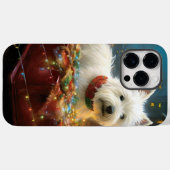 ウエストハイランドホワイトテリアクリスマスフェスティバル Case-Mate iPhoneケース (裏面 (横))