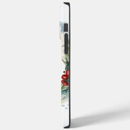 ウエストハイランドホワイトテリアクリスマスリース Case-Mate iPhoneケース (裏面 / 左)
