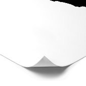 ウエストハイランドホワイトテリアシルエット ポスター (角)