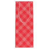 ウエストハイランドホワイトテリアレッドプレイド ワインギフトバッグ (裏面)