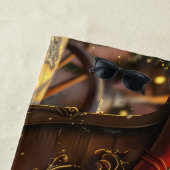 ウエストハイランドホワイトテリアードッグクリスマスフェスティバル ビーチタオル (インサイチュ)