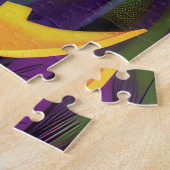 ウエストハイランドホワイトテリアードッグハロウィーンウィッチ ジグソーパズル (側面)