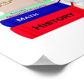 ウエストハイランドホワイトテリア新学期 ポスター (角)