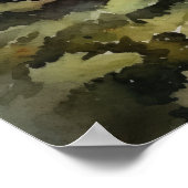 ウエストハイランドホワイトテリア犬アートプリントポスター ポスター (角)