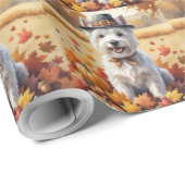 ウエストハイランドホワイトテリア紅葉 ラッピングペーパー (ロールコーナー)