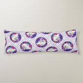 ウエストハイランドホワイトテリア絵を描ーのウェスティードッグ ボディピロー (裏面)