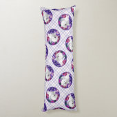 ウエストハイランドホワイトテリア絵を描ーのウェスティードッグ ボディピロー (裏面 (縦))