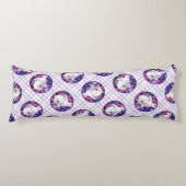 ウエストハイランドホワイトテリア絵を描ーのウェスティードッグ ボディピロー (正面)