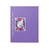 ウエストハイランドホワイトテリア絵画ーのドッグアートのノート ノートパッド (回転)