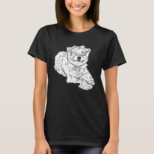 ウエストハイランドホワイトテリア Tシャツ (正面)