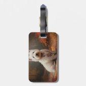 ウエストハイランドホワイトテリアin紅葉秋 ラゲッジタグ (裏面縦)