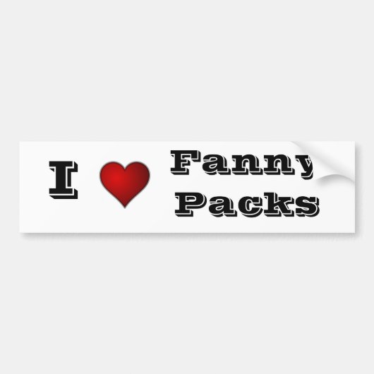 ウエストバッグ バンパーステッカー (正面)