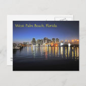 ウエストパームビーチアットダスク ポストカード (正面/裏面)
