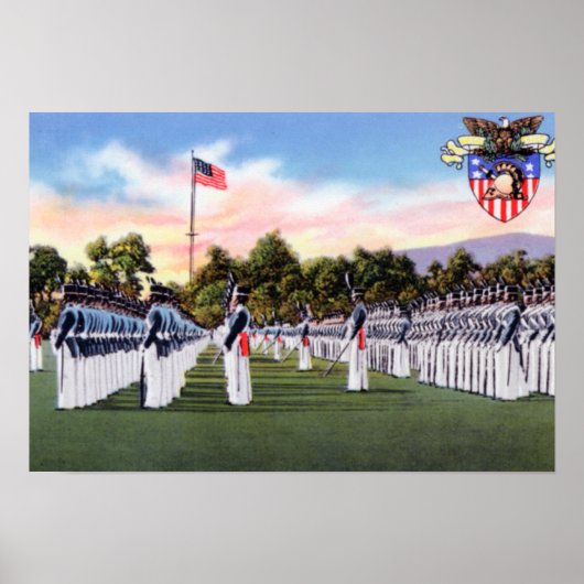 ウエストポイントニューヨークドレスパレード軍隊アカデミー ポスター (正面)