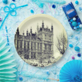 ウエストミンスターの議会、冬ロンドン-イギリス ペーパープレート (パーティー)