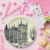 ウエストミンスターの議会、冬ロンドン-イギリス ペーパープレート (パーティー)