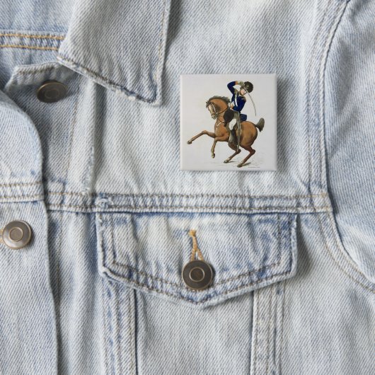 ウエストミンスターの騎兵隊のボランティアは、「忠節からの4つをめっきします 缶バッジ (インサイチュ)