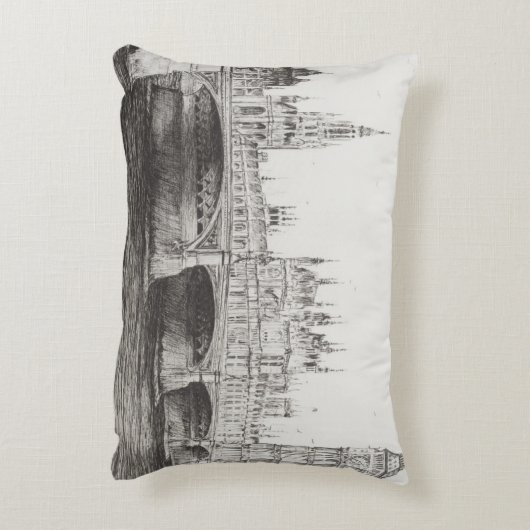 ウエストミンスター橋ロンドンイギリス。 30/10/2006 アクセントクッション (裏面(縦))