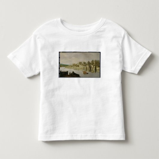 ウエストミンスター階段、c.1630 (pのテムズの油 トドラーTシャツ (正面)