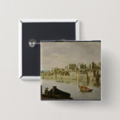 ウエストミンスター階段、c.1630 (pのテムズの油 缶バッジ (正面&裏面)