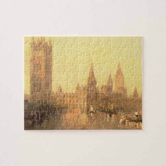 ウエストミンスター: 議会、c.1860 (油の家 ジグソーパズル (横)