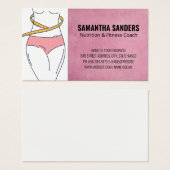 ウエストラインの測定 |減量 (正面&裏面)