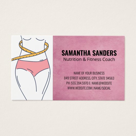 ウエストラインの測定 |減量 (正面)