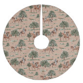 ウエストリアンホースツリーホリデー ブラッシュドポリエステルツリースカート (正面)