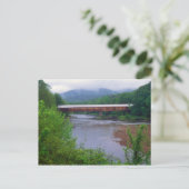 ウエストリバーカバーブリッジダンマーストンVT ポストカード (スタンド正面)