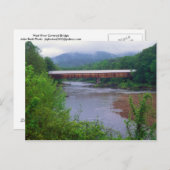 ウエストリバーカバーブリッジダンマーストンVT ポストカード (正面/裏面)
