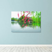 ウエストレイクインハンヂョウ、中国ストレッチCanvas Prin キャンバスプリント (インサイチュ (ウッドフロア))