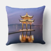 ウエストレイクハンヂョウ中国の装飾用クッション クッション (裏面)