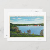 ウエストレイクロードからの町のビュー ポストカード (正面/裏面)