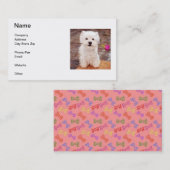 ウエスト・ハイランド・ホワイト・テリアの名刺 名刺 (正面/裏面)