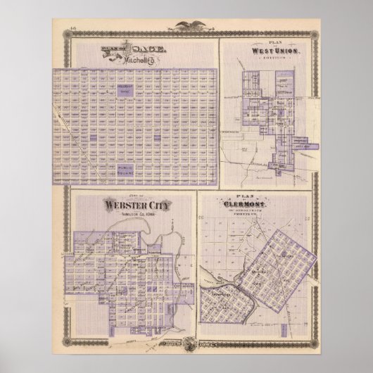 ウエスト・ユニオン・オサゲの計画 ポスター (正面)