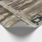 ウエス素朴タンカントリーウッドバーンランタン ラッピングペーパー (角)