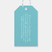 ウエディングイビサの日付を保存 ギフトタグ (裏面)