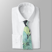 ウエディングエレガント用の青フローラ水色ネクタイ ネクタイ (タイ)