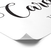 ウエディングカードのサイン。ポストボックスポスター ポスター (角)