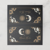 ウエディングカード結婚名のタロットムーンサンスターズ プレイスカード (外部開封)