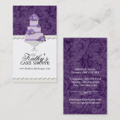 ウエディングケーキのベーカリーの名刺 名刺 (正面/裏面)