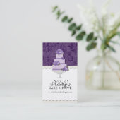 ウエディングケーキのベーカリーの名刺 名刺 (スタンド正面)