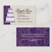 ウエディングケーキの芸術家の名刺 名刺 (正面/裏面)