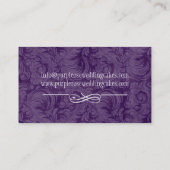 ウエディングケーキの芸術家の名刺 名刺 (裏面)