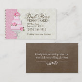 ウエディングケーキの芸術家の名刺 名刺 (正面/裏面)