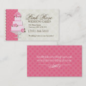 ウエディングケーキの芸術家の名刺 名刺 (正面/裏面)