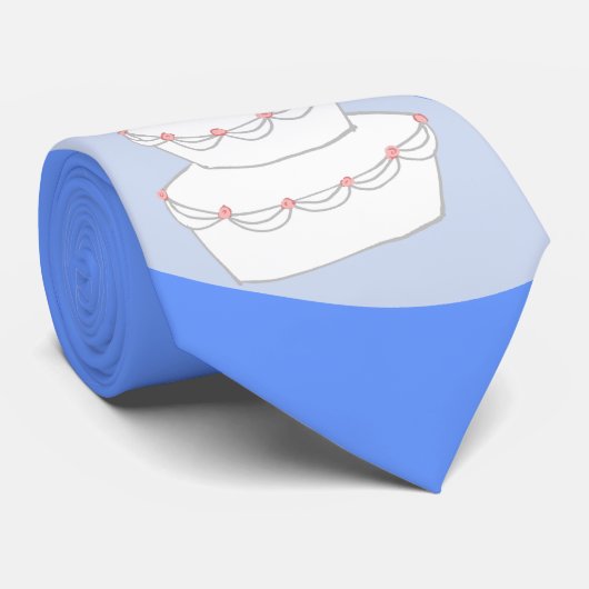 ウエディングケーキ2の花嫁 ネクタイ (ロール)