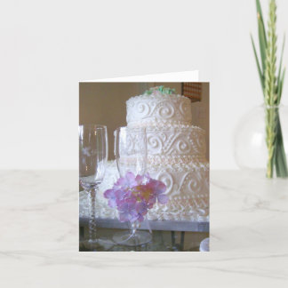 ウエディングケーキ カード