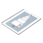 ウエディングケーキ ノートブック (左側)